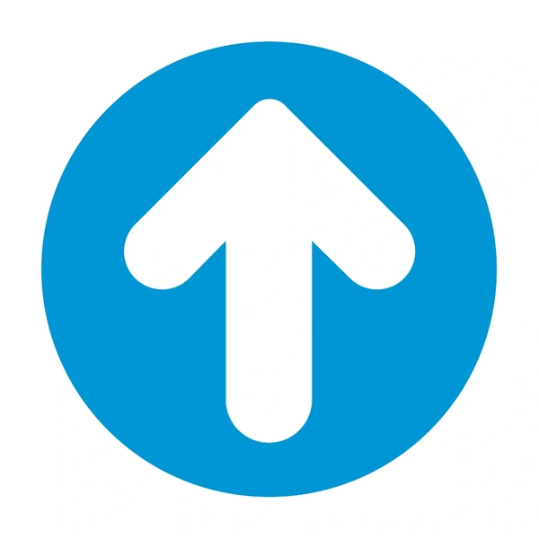 Floor Vinyl - Arrow Blue