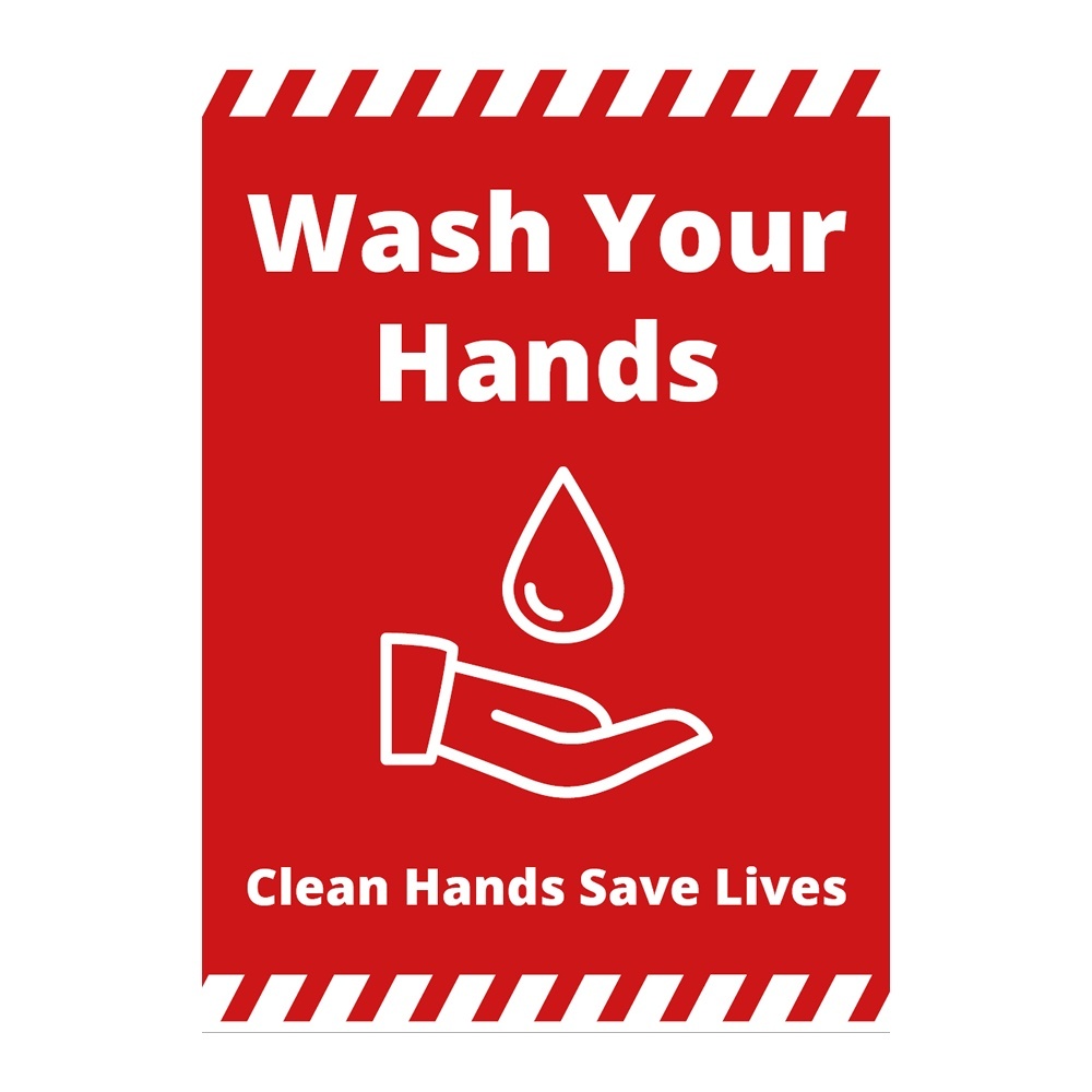 Sign - Wash Your Hands Alert
